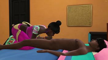 play penetra duro a la suegra después de llegar a casa del trabajo