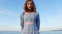 play Primeiro pornô de gata loira magra: sexo ao ar livre na cozinha