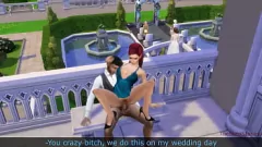 play Sims 4: Groom's Secret Public Doggystyle with Mistress Before Marriage